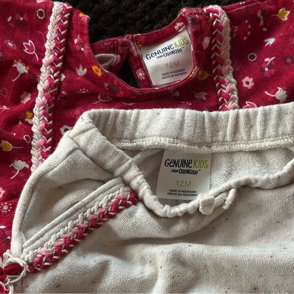 Oshkosh Carters Just Lizzy Coord Set 2pc Outfits Bundle Girl 12 18 Mo Cozy Warm - Picture 13 of 16